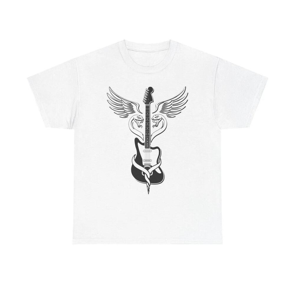 Doctor Of Rock Guitar Md T Shirt Caduceus Tattoo Design